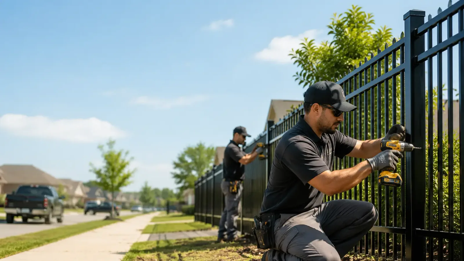 Metal Fence Installation in Black Earth, WI